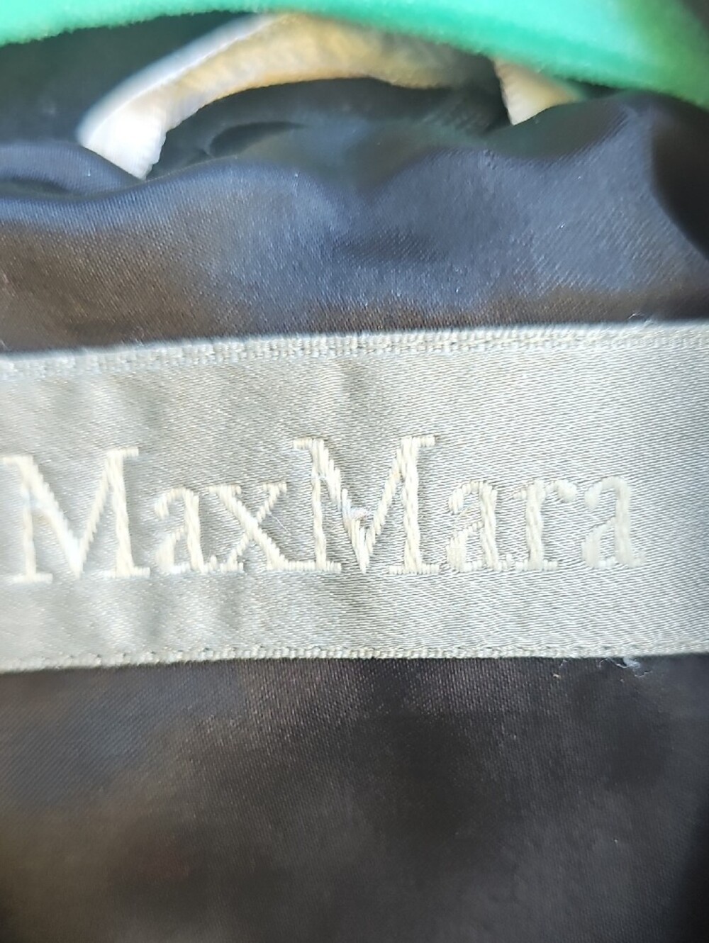 MaxMara Black Wool Trench Coat - Picture 11 of 16